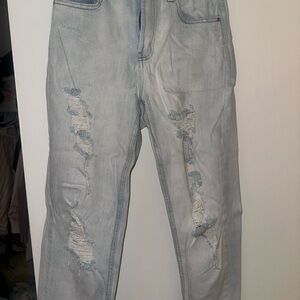Light Blue Distressed Jeans
